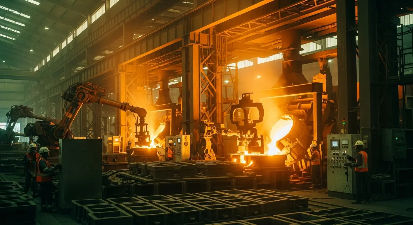 Delta Wire Industries steel manufacturing facility with modern production equipment